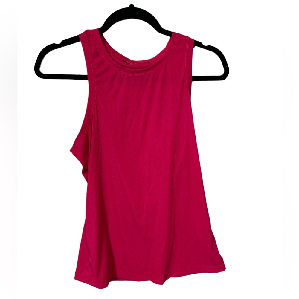 Savvi Racerback Athletic Tank Size Medium, Raspberry Color